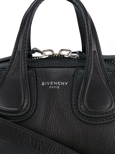 givenchy nightingale tote handle bag denim|givenchy iconic black pouch.